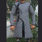 Medieval Long Gambeson – Dark Gray
