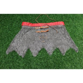 9mm Chainmail Skirt Flat Ring Riveted with Washer