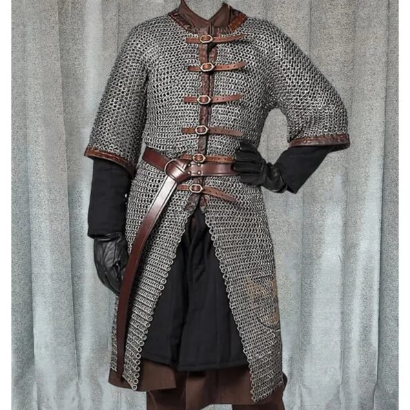 Chainmail Hauberk front open