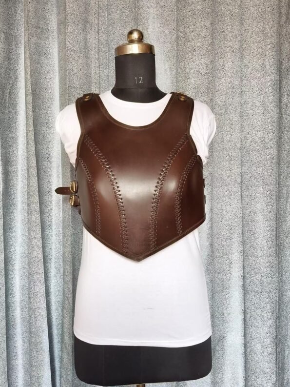 Female Warrior Leather Chest Armour