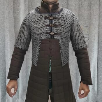 Chainmail Haubergeon 9mm Flat Ring Riveted